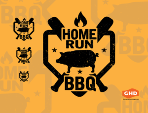Logo Design by georgeharmondesigns for Homerun BBQ | Design: #15172141
