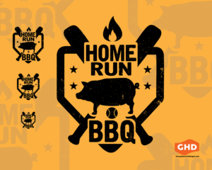 Logo Design by georgeharmondesigns for Homerun BBQ | Design: #15179235