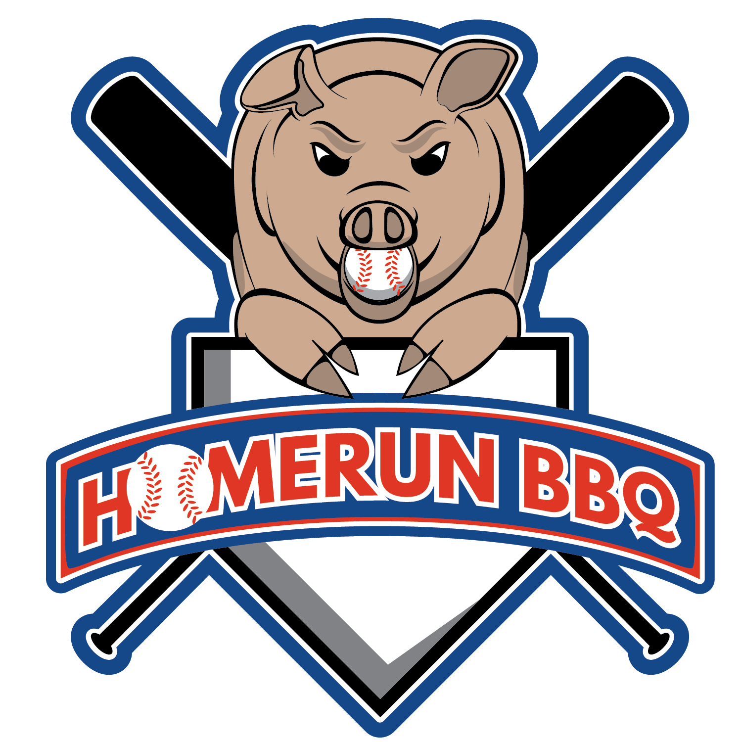 Logo Design by FF.Design for Homerun BBQ | Design #15189060