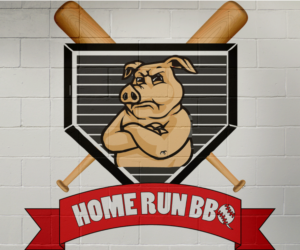 Homerun BBQ | Diseño de Logo por HamzaMalik