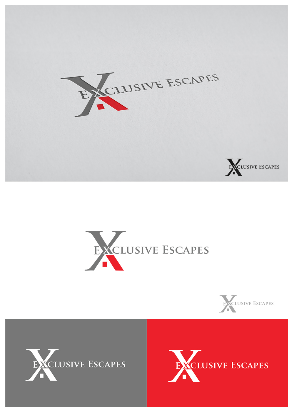 Logo Design by goranvisnjic82 for Exclusive Escapes | Design #15169854
