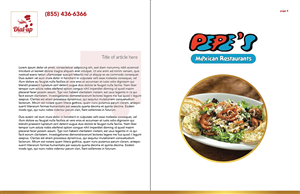 Magazine Design by Phuong Anh for Dial-up Delivery | Design: #2589562