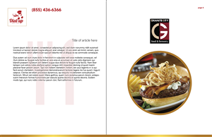 Magazine Design by Phuong Anh for Dial-up Delivery | Design: #2589563