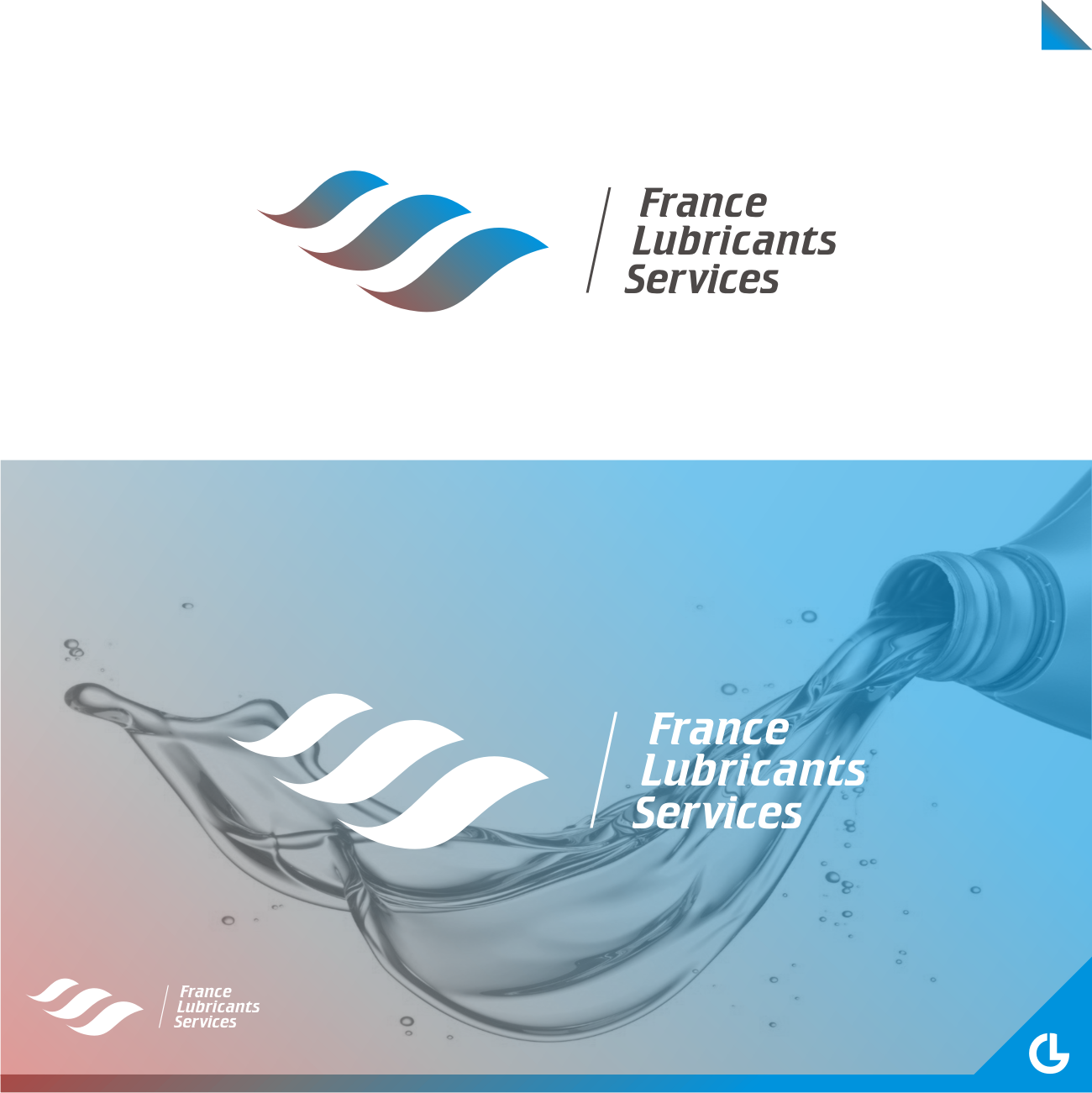 Diseño de Logo por R!CKY para FRANCE LUBRIFIANTS SERVICES | Diseño #15187085