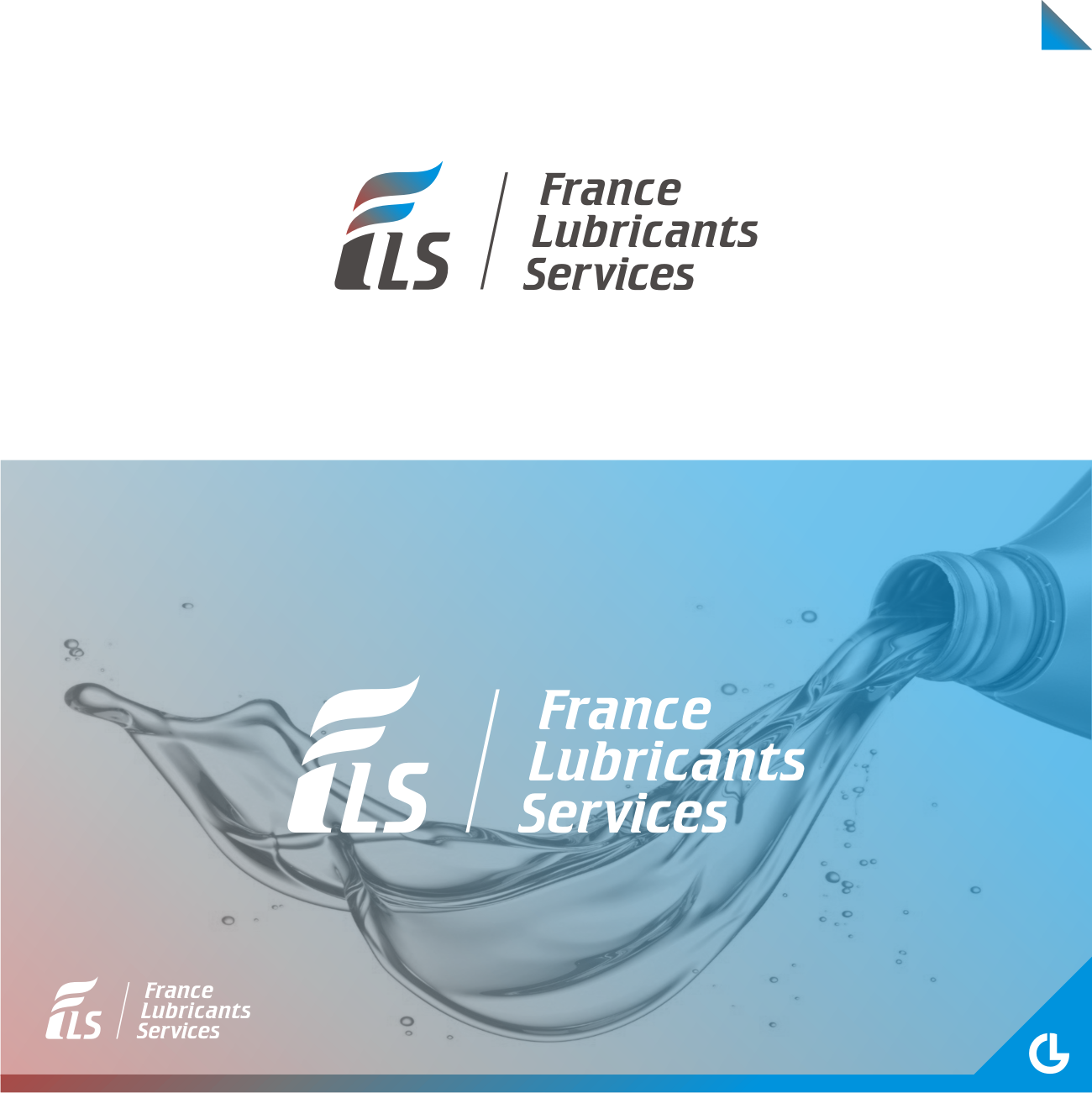 Diseño de Logo por R!CKY para FRANCE LUBRIFIANTS SERVICES | Diseño #15187086
