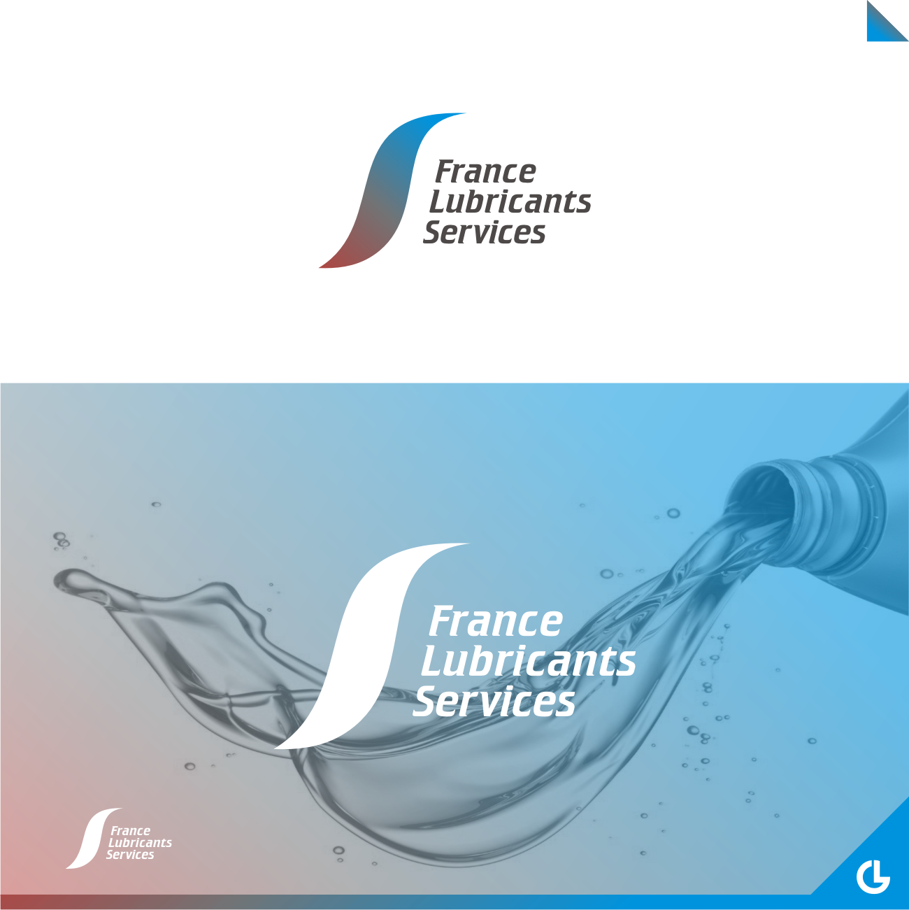 Diseño de Logo por R!CKY para FRANCE LUBRIFIANTS SERVICES | Diseño #15187088