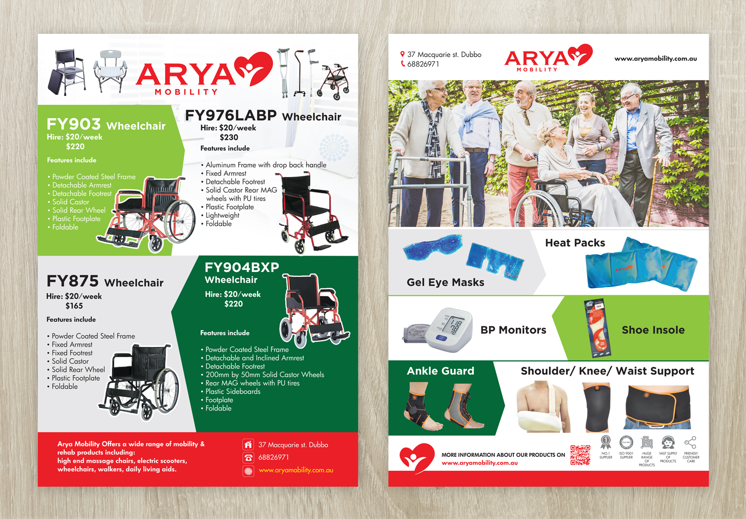 Elegant Serious Health Flyer Design For A Company By Swing