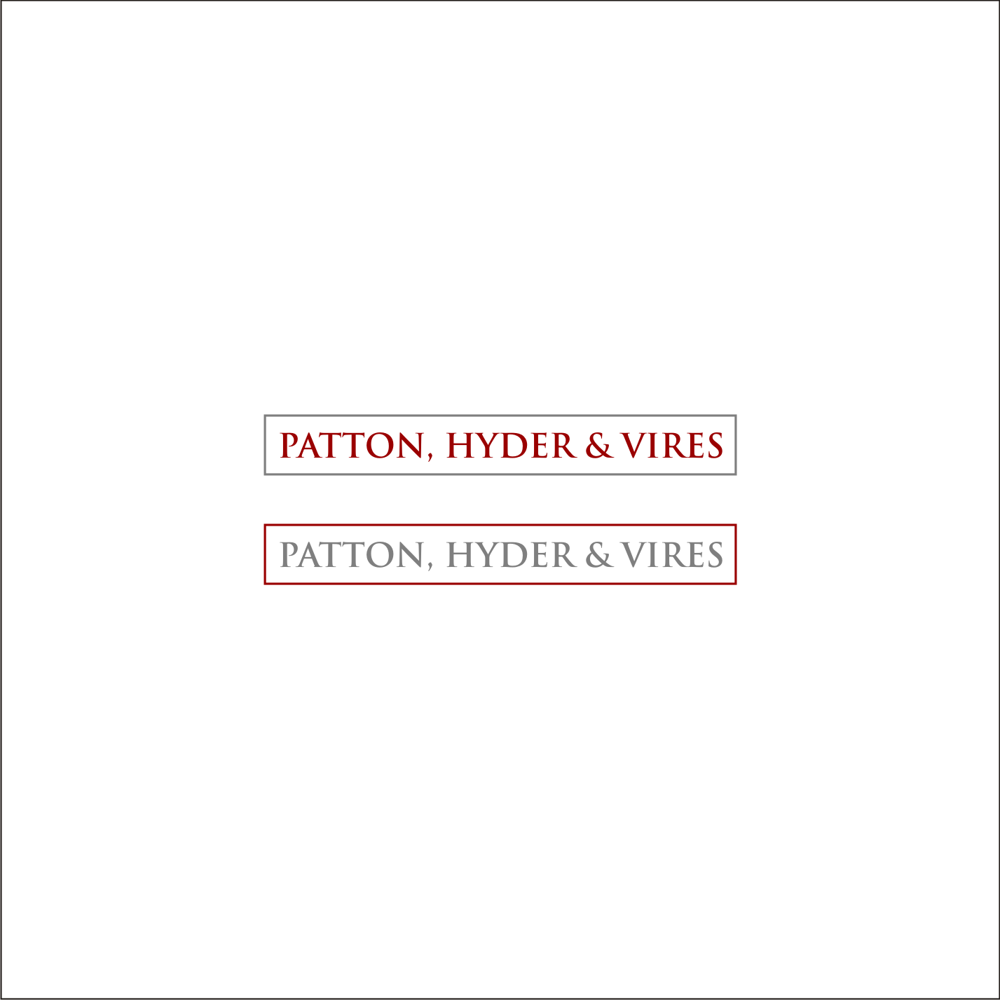 Logo Design by MuMa for Patton & Hyder, PLLC | Design #15208282