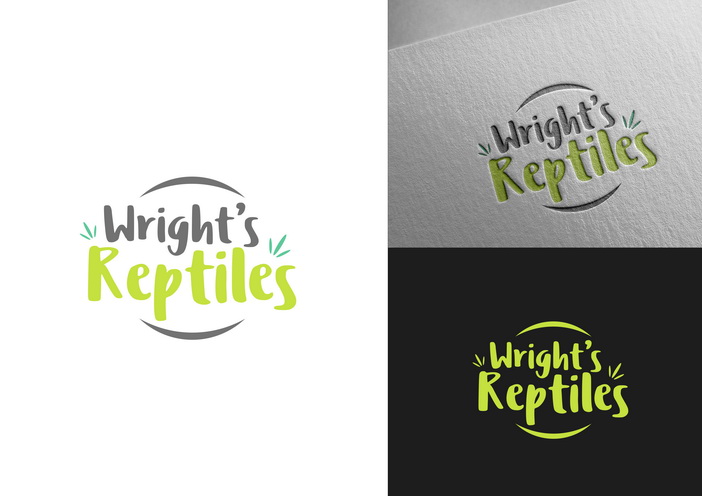 Logo Design by christianpoetoe for Wright's Reptiles | Design #15176273