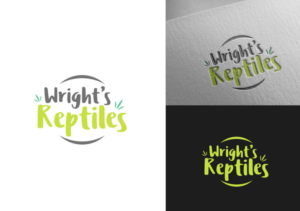 Diseño de Logo por christianpoetoe para Wright's Reptiles | Diseño: #15176273