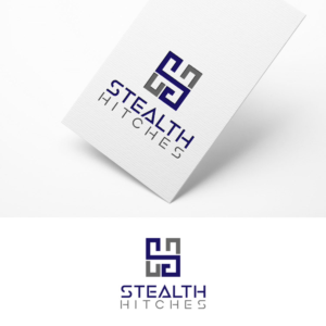 Stealth Hitches - Stealth (as Main focus) Hitches (as secondary focus) | Logo Design by DesignDUO