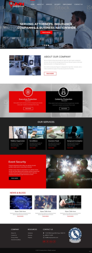 Web Design by pb for JMN Investigations | Design: #15176511