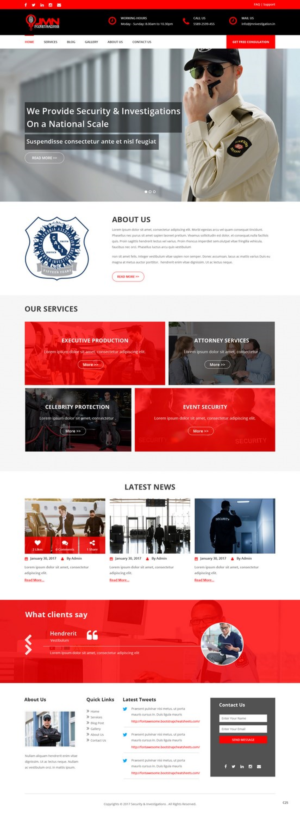 Web Design by pb for JMN Investigations | Design: #15176524
