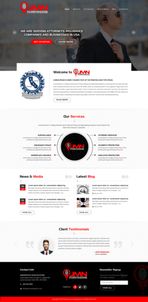 Web Design by Sbss for JMN Investigations | Design: #15176648