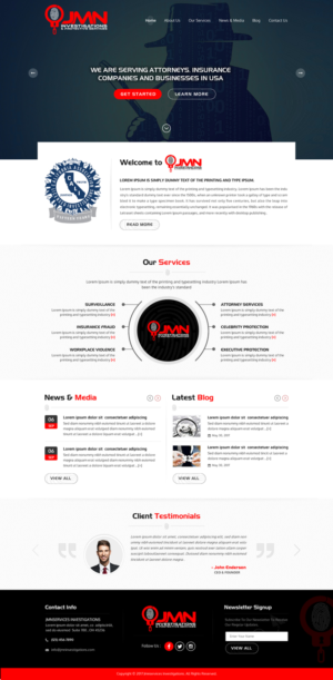 Web Design by Sbss for JMN Investigations | Design: #15176650