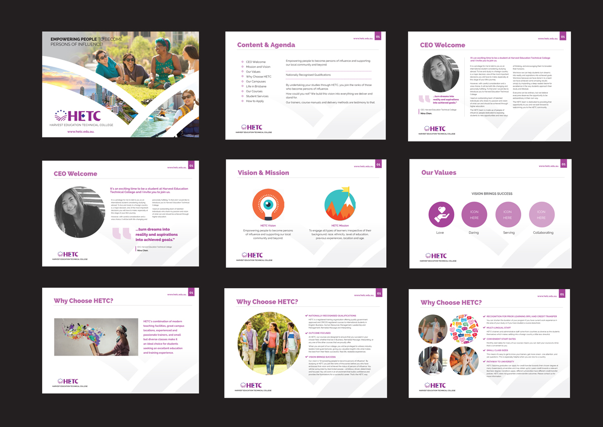 Design de PowerPoint par rkailas pour HETC | Design #15235745