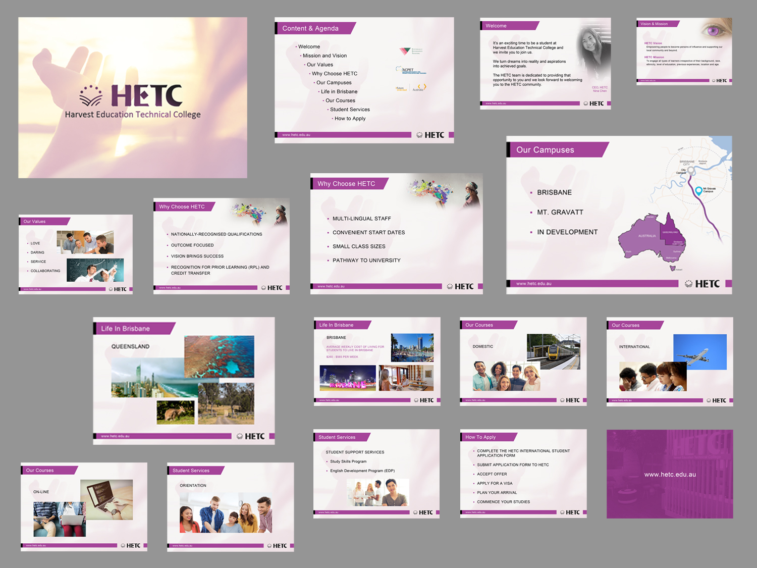 PowerPoint-Design von Abiyoso28 für HETC | Design #15210252