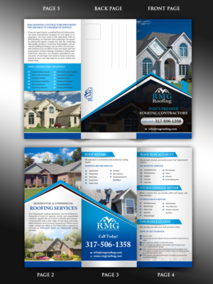 RMG Roofing Flyer/Mailer to be used to market to Homeowners | Flyer Design by innovative earth