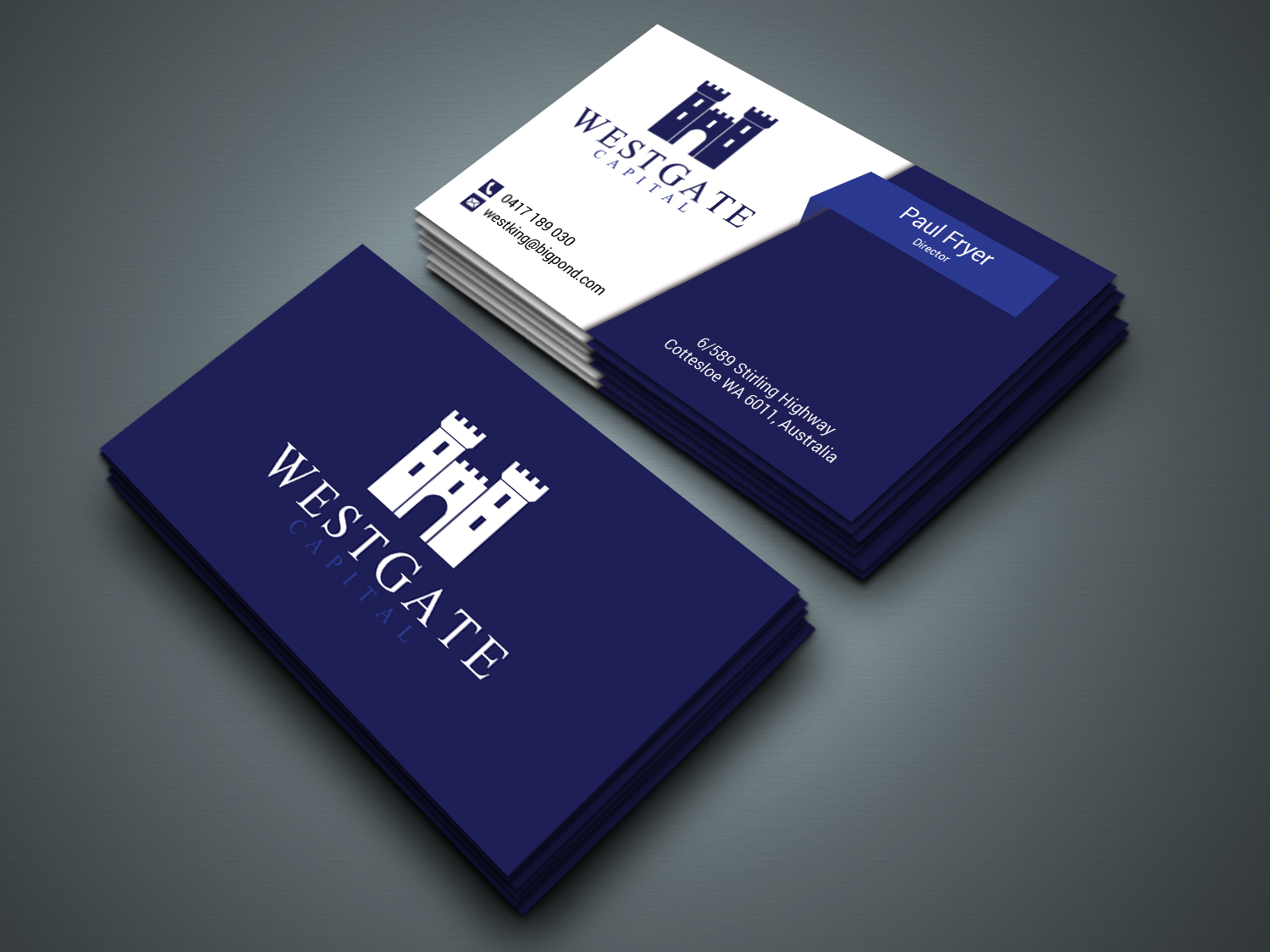 design carte de visite professionel