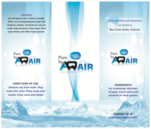 Diseño de Etiqueta por Shiny Design para AQ Air | Diseño: #15224995
