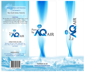 Label Design by Shiny Design for AQ Air | Design: #15225076