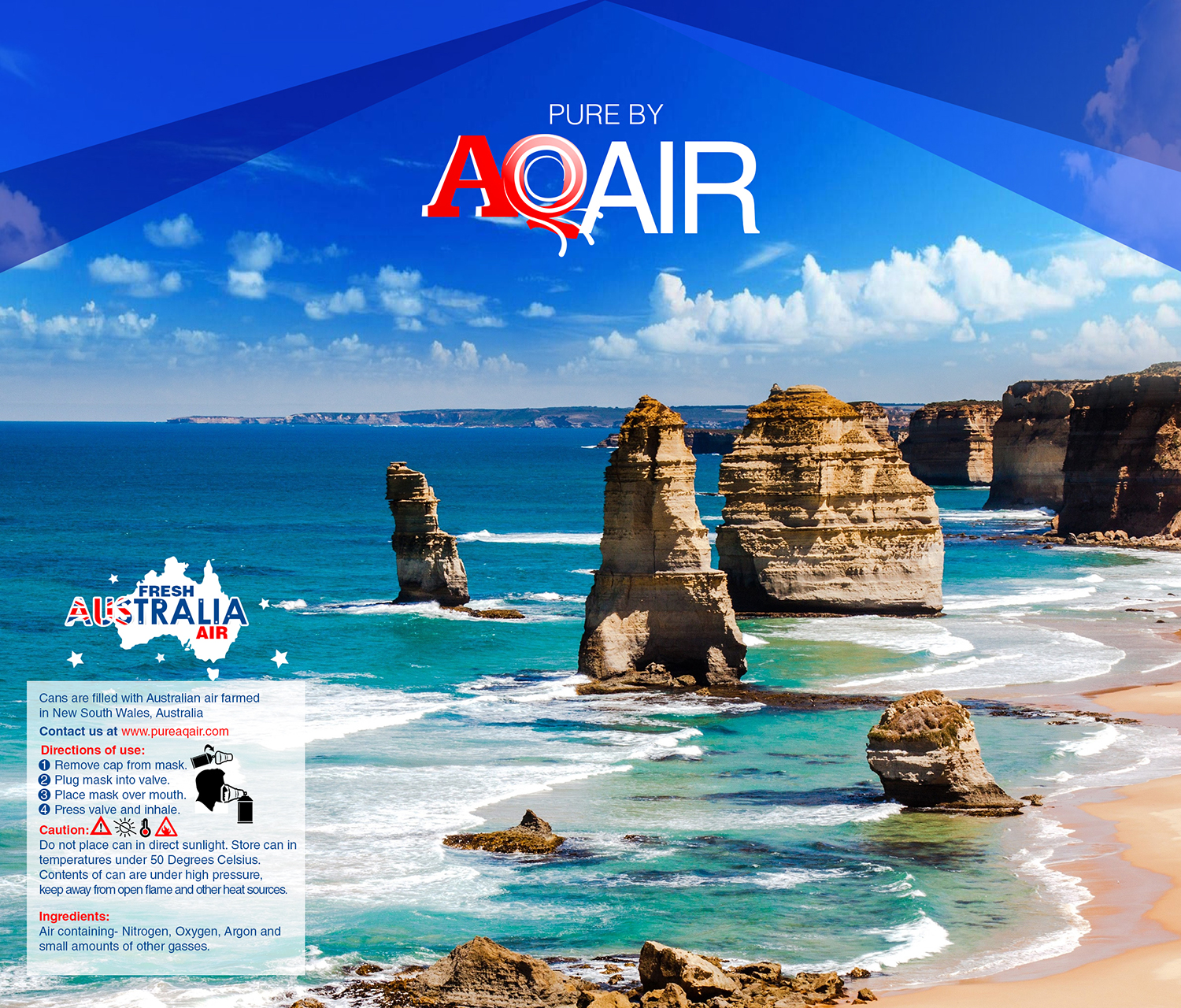 Label Design by ARTWORK for AQ Air | Design #15197278