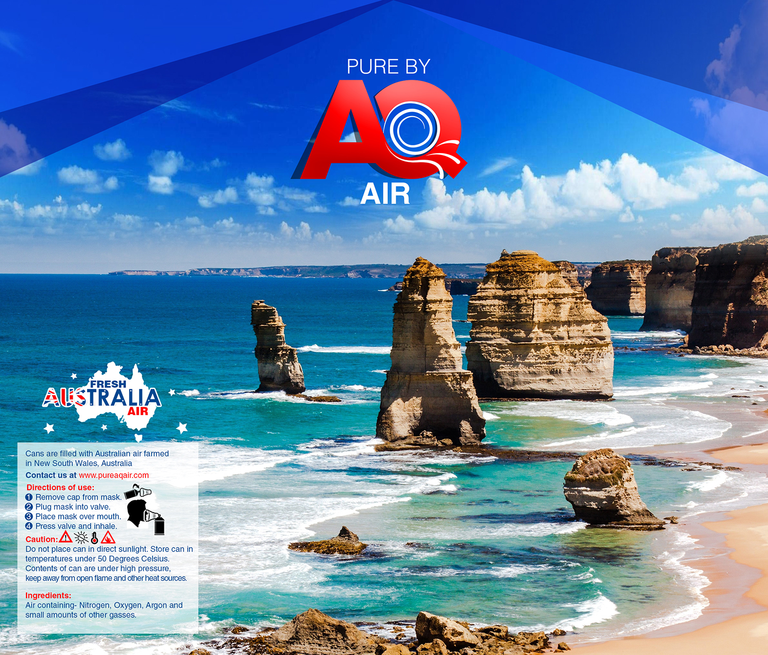 Label Design by ARTWORK for AQ Air | Design #15197279