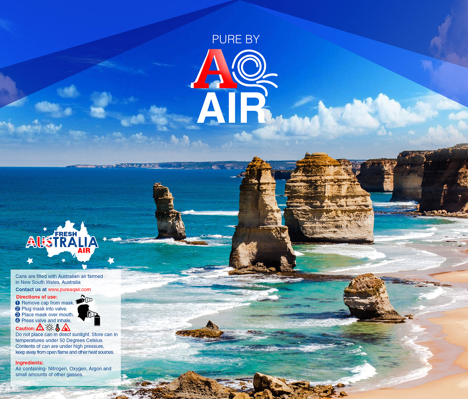 Label Design by ARTWORK for AQ Air | Design #15197281