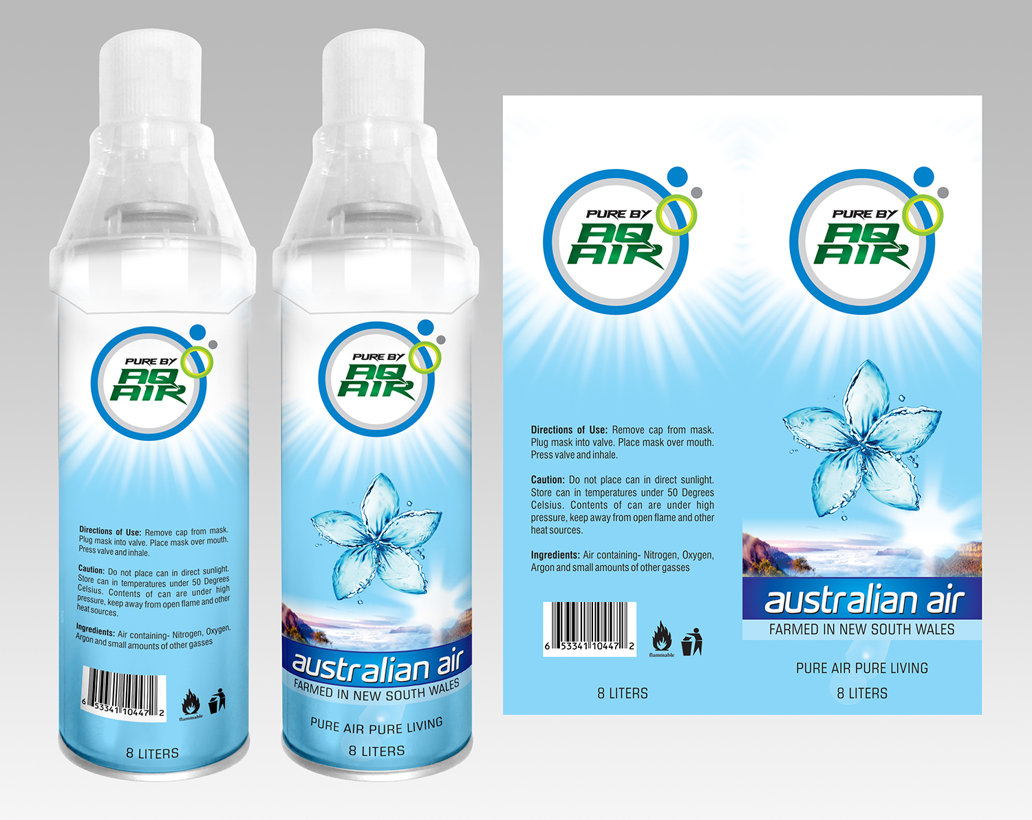 Label Design by Vishal Vishwakarma  for AQ Air | Design #15179093