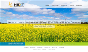 Web Design by greenstream for next rotating solutions | Design: #2617084
