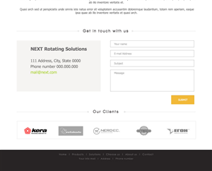 Web Design by greenstream for next rotating solutions | Design: #2646367