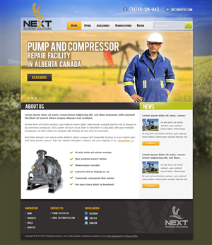 Web Design by kcfilip for next rotating solutions | Design #2619516
