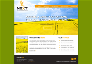 Web Design by weathered83 for next rotating solutions | Design: #2638027