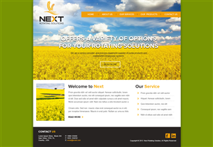 Web Design by weathered83 for next rotating solutions | Design: #2638053