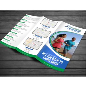 Trifold Flyer Brochure for Florida Medical Pain Management