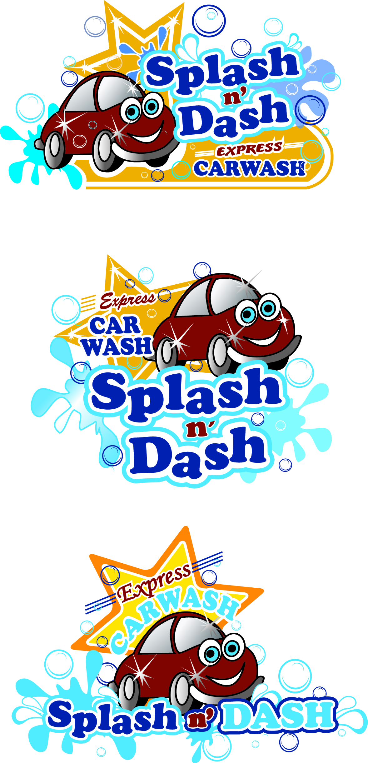 Logo Design by Varsha K for Triple Play Express Car Wash | Design #38993