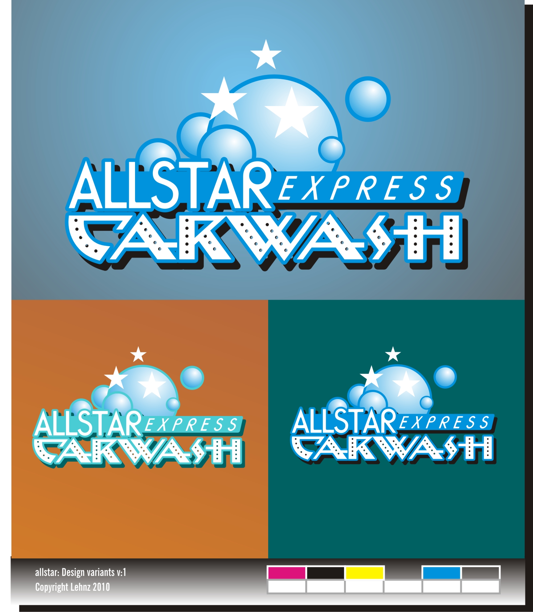 Logo Design by Anton@Lehnz for Triple Play Express Car Wash | Design #37461