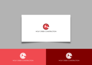 Logo Design by Crayon of Sky for Wolf Creek Construction | Design: #15214884