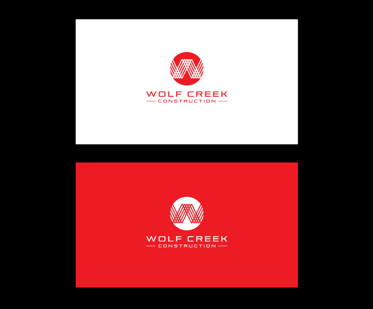 Logo Design by bijuak for Wolf Creek Construction | Design #15212003