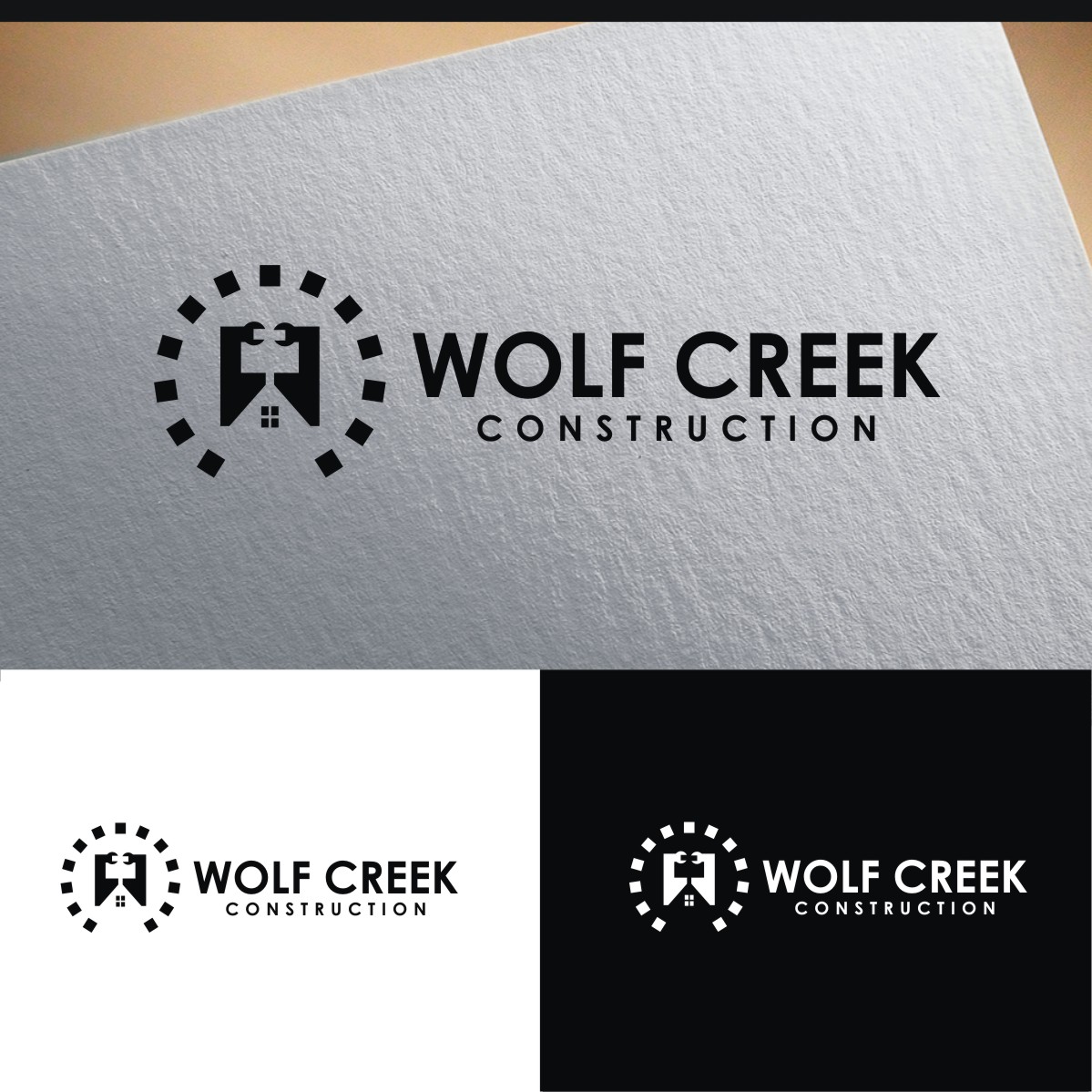 Logo Design by e-graphics for Wolf Creek Construction | Design #15210960