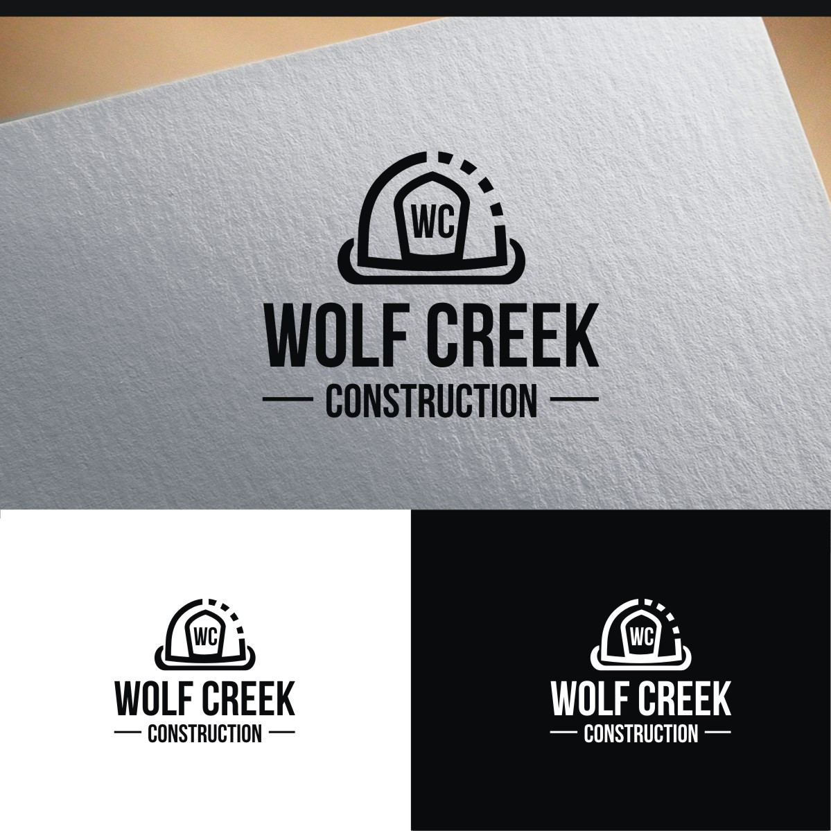 Logo Design by e-graphics for Wolf Creek Construction | Design #15210963