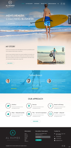Wordpress Design by pb for this project | Design: #15223454