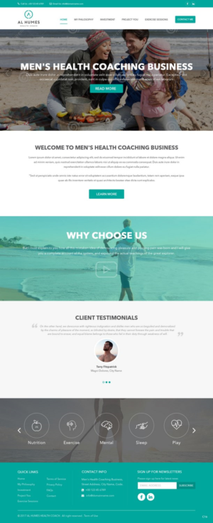 Wordpress Design by pb for this project | Design: #15223455