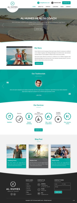 Wordpress Design by pb for this project | Design: #15223459
