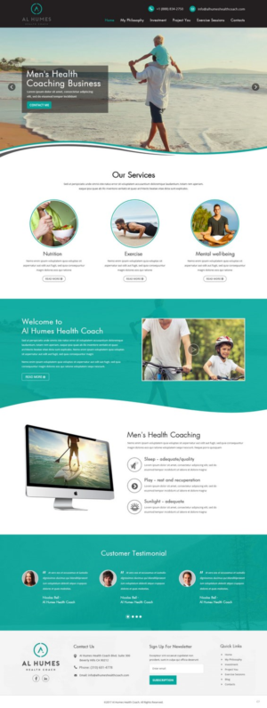 Wordpress Design by pb for this project | Design: #15223460