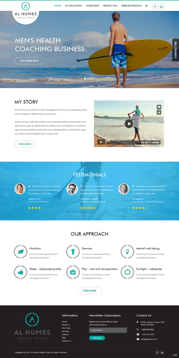 Wordpress Design by pb for this project | Design #15223461