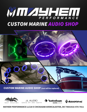 MAYHEM PERFORMANCE CUSTOM MARINE AUDIO  | Flyer Design by Gfx.26™