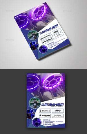 MAYHEM PERFORMANCE CUSTOM MARINE AUDIO  | Flyer Design by ecorokerz
