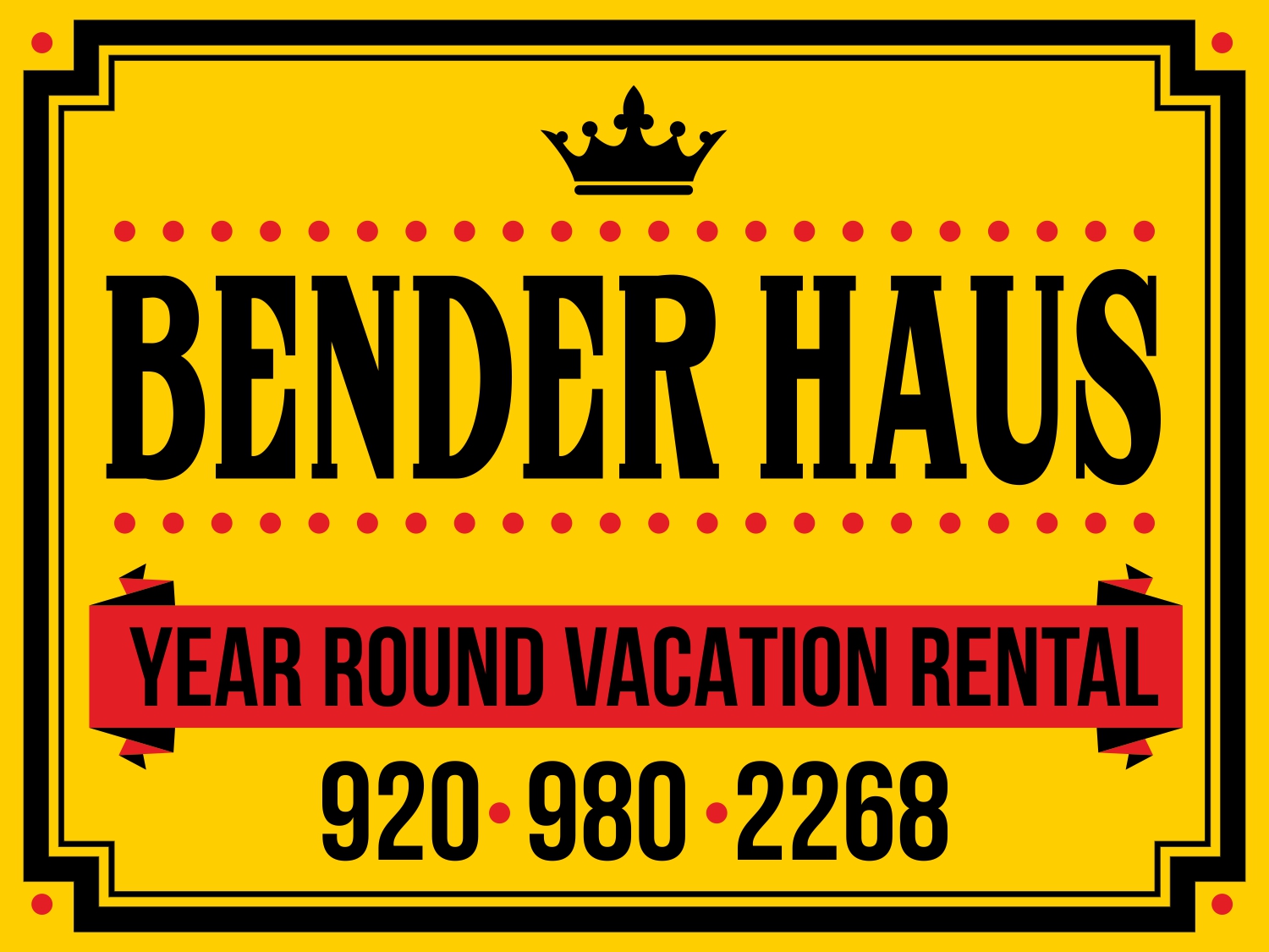 Signage Design by Maestroto for Bender Haus | Design #15378586