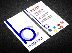 Business Card Design by Laurence N. Corpuz for Blogcast.com | Design: #15188514